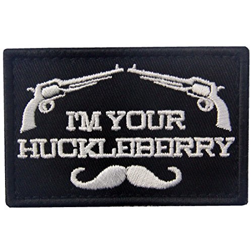 Esercito tattico con toppe militari ricamate Huckleberry