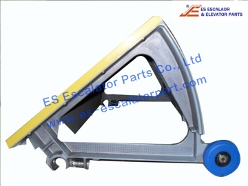 OTIS 506/510 NCE Step, GAA26140, Grey paint, With yellow demarction