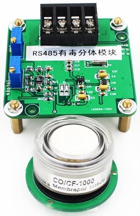 Split toxic O3 gas detection module