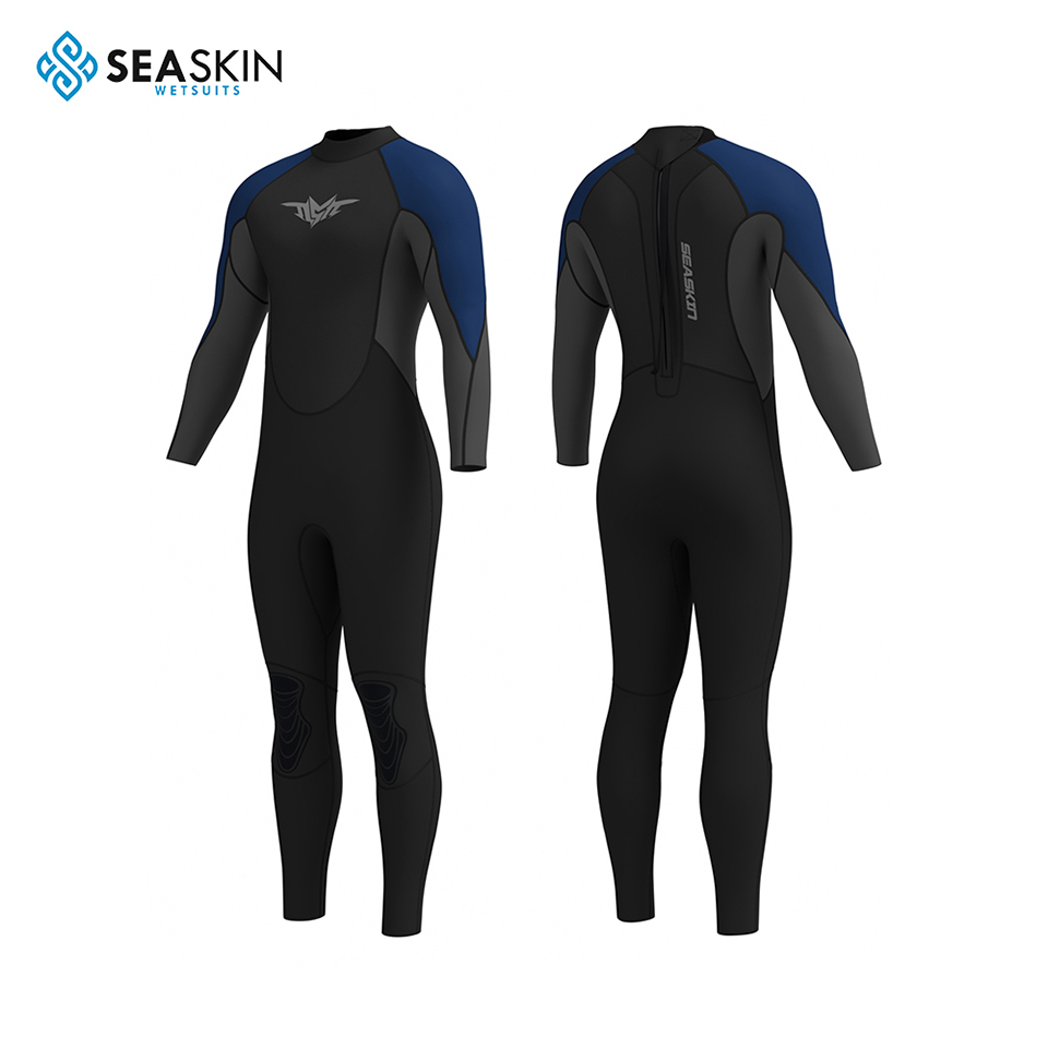 Seaskin Back Zipper Long Sleeve Diving For Men