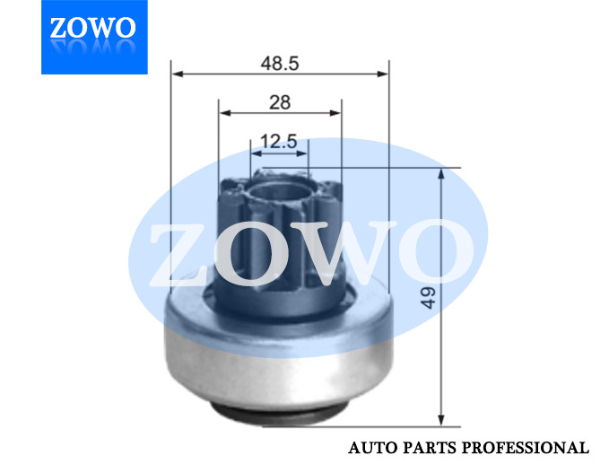 54 8150 Starter Bendix 8t Hitachi