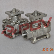 manual ss304 full bore ball valve
