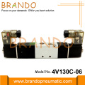 4V130C-06 Válvula solenoide neumática de 5 vías y 3 posiciones