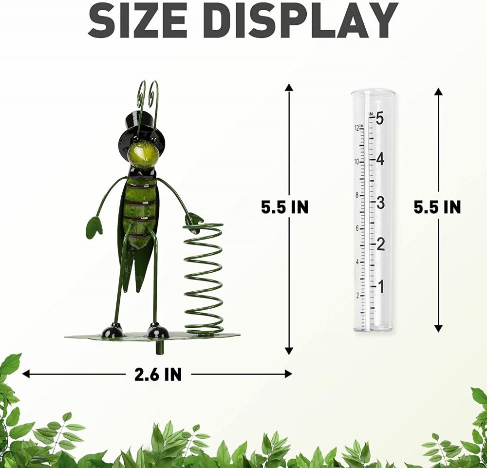 Estaca de bitola de chuva para decoração de estacas de jardim de jardim