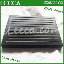 Hot stone black lava stone plate, lava stone for cook                        
                                                Quality Choice