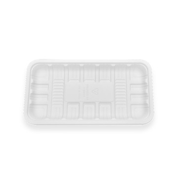 500ml Biodegradable Corn Starch Disposable Food Serving Tray