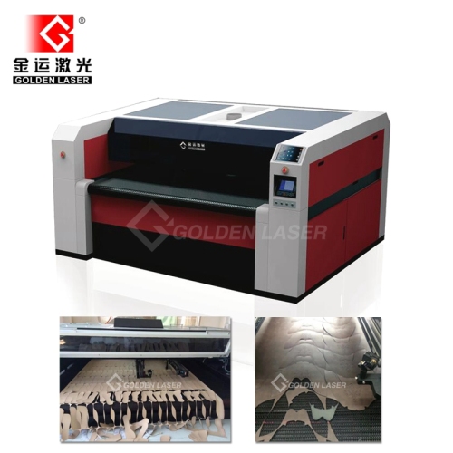 Dual bebas Ketua Laser Cutting System untuk kulit