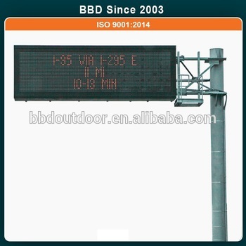 Outddoor structure digital advertisement billboard steel poles