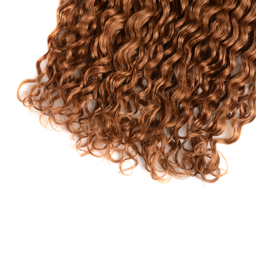 Best Choice 100% Raw Human Hair 1b 30 Color Water Wave Temple Indian Hair Bundle