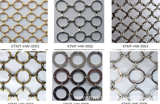 metal ring curtain