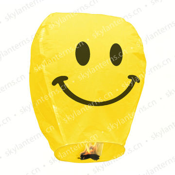 Kong ming light sky lantern with printed