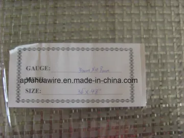 Galvanized Flat Wire Decorative Wire Mesh