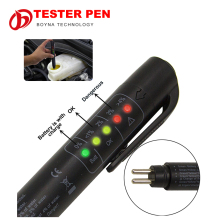 New arrival Brake Fluid Liquid Tester Auto 5 LED Car Vehicle Testing Tool Operated by a LR03 AAA 1.5V battery