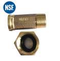 NSF-61 loodvrije brons of messing watermeter koppeling