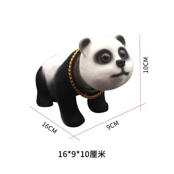 Shaking Head Pug Dog Dashboard Bobble Decorative Ornament for Vehicle Interior