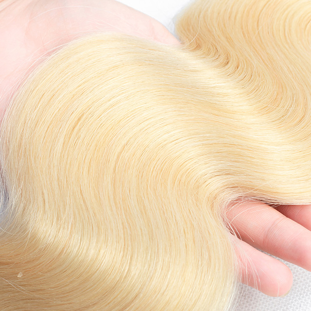 New fashion wholesale two tone human hair 1B 613 blonde color human hair bundles