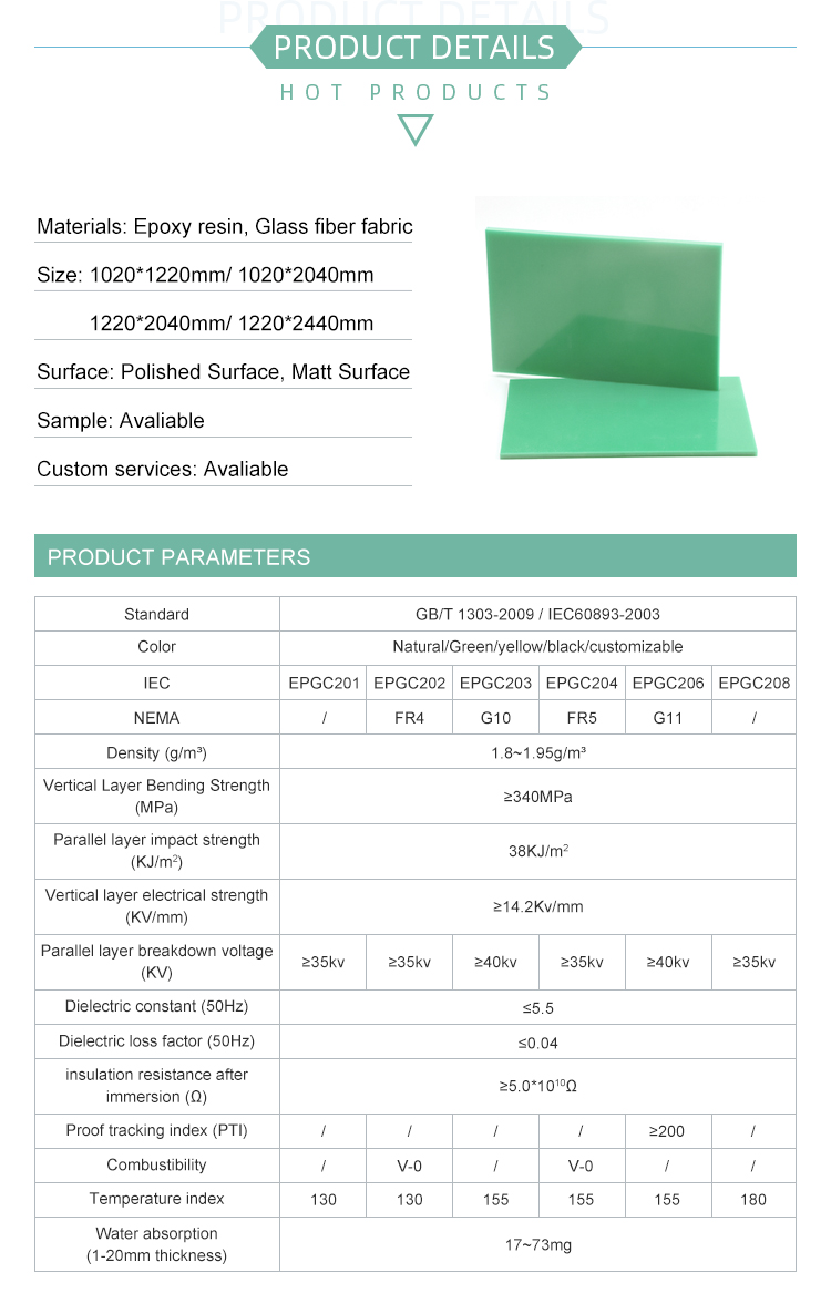 manufacturers supply electrical insulation g10 sheets for sale