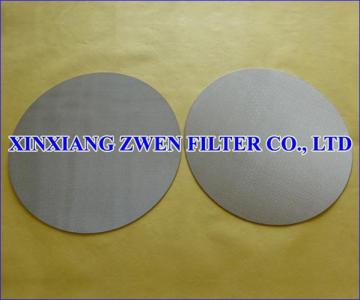 Sintered Filter Disc