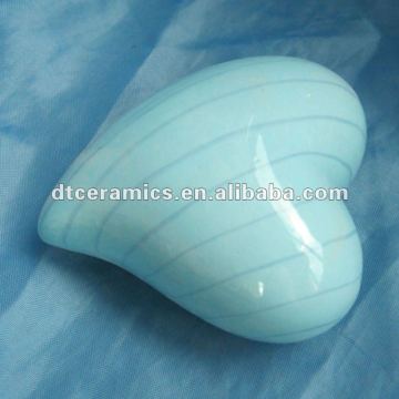 little ceramic heart with logo