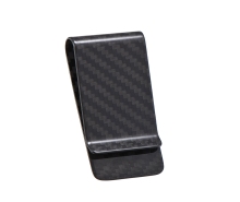 Simple style carbon money clip