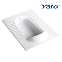 Porcelain pan toilet without tank squat toilet pan YD-005 YATO
