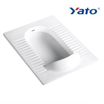 Porcelain pan toilet without tank squat toilet pan YD-005 YATO