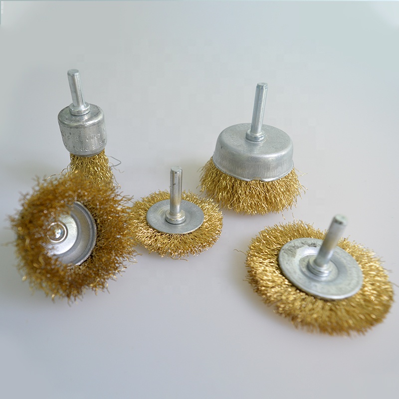 Wholesale Factory Direct Selling Blister Card Steel Wire Wheel Polishing Multi-piece Set Steel Wire Brush