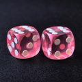 Bescon Professional Precision Backgammon Dice Round Corner 9/16" (14.3mm) with Beveled Corner, Without Serial Number