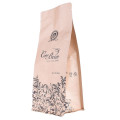 Quad Seal Realable Coffee Packaging Paper Poss