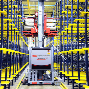 Automatic moving pallets radio moles radio shuttle racking