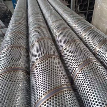 Galvanized Steel Perforated Metal Welded Filter Cylinder