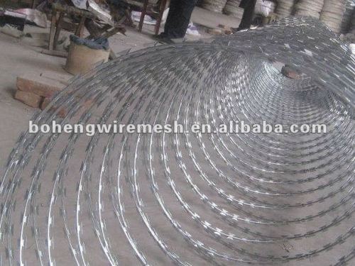 Razor Barbed wire hot galvanizing