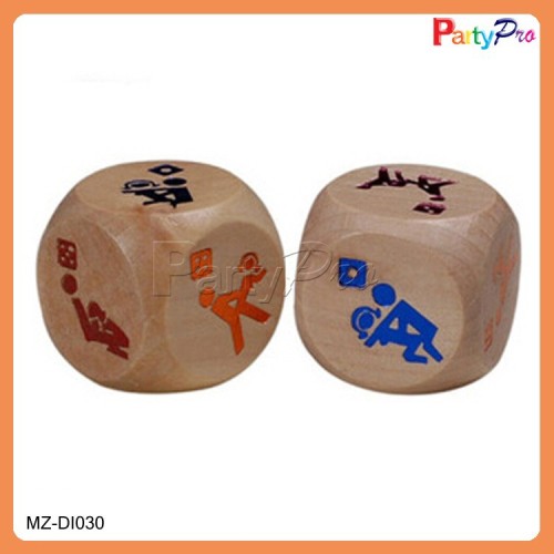 2015 New Wholesale Wood Sexy Dice Adult Game Dice