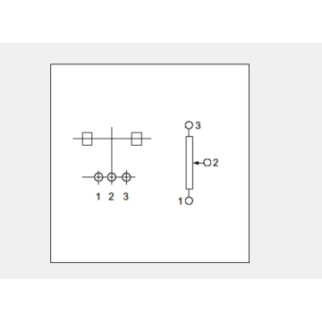 Transparent axis Rotary potentiometer