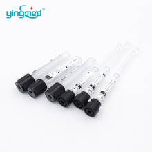 Citrate Black Cap Vacuum Blood Collection ESR Tube