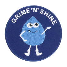 High quality full embroidery patch polyester embroidery patch