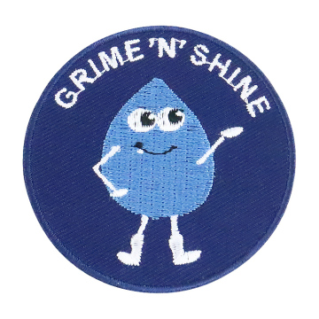 High quality full embroidery patch polyester embroidery patch