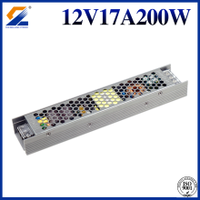 12V 200W Slim Power Supply For LED Strip