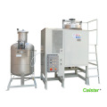 Solvent recovery machine for plastic products