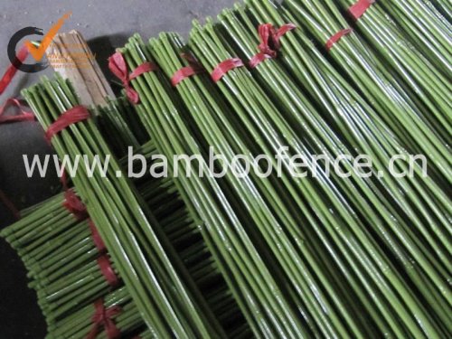 plastic coated bamboo cane