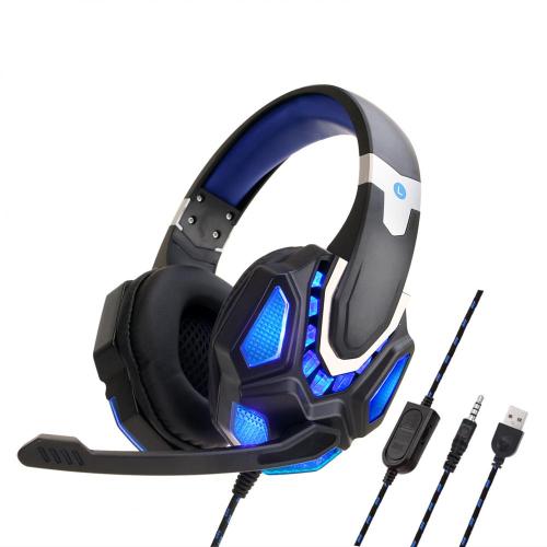 3.6M USB Cable Wired Gaming Headset Over Ear Gaming Headphone With Feather For XBOX ONE