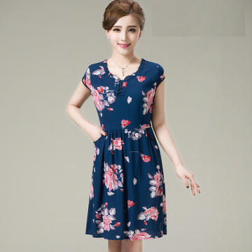 Women's Printed Sleeveless Dress