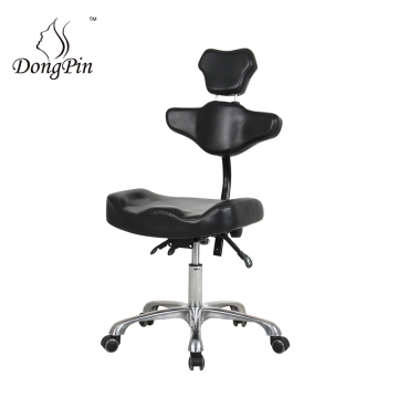 Ergonomic Adjustable Back Support Technician Stool