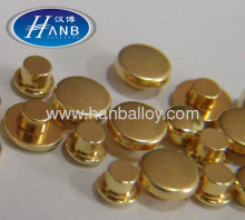 Gold Plated Bimetal Contact Rivet?