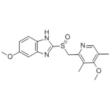 1H-Benzimidazole,6-methoxy-2-[(S)-[(4-methoxy-3,5-dimethyl-2-pyridinyl)methyl]sulfinyl]- CAS 119141-88-7