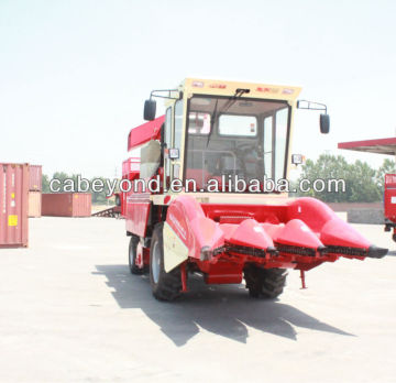 self-propelled corn harvester