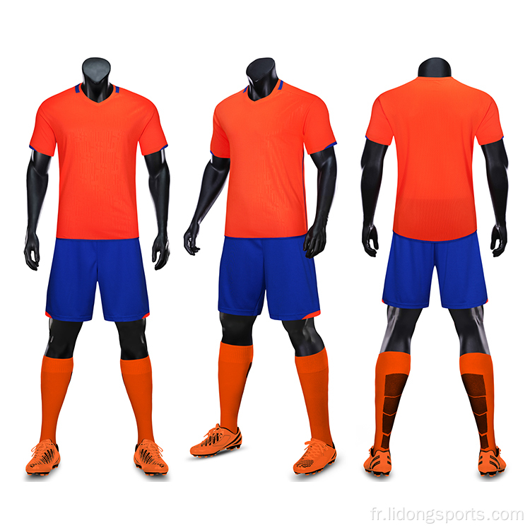 Ensemble de soccer de football de sublimation personnalisée Jersey uniforme ensemble