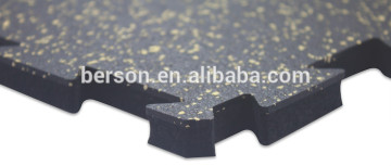 interlocking rubber floor tiles/ rubber interlocking floor tile/laminate rubber interlocking flooring