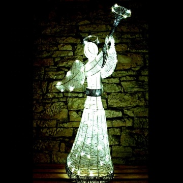 San Miguel Arcangel Marmol Resin Sculpture Saint Figurine