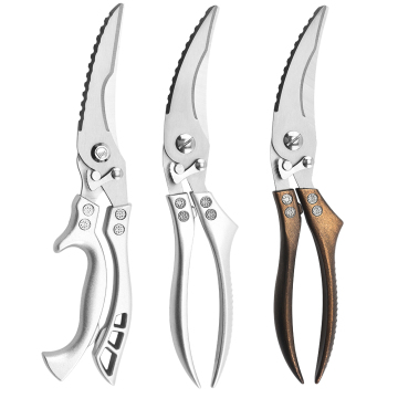 Stainless Steel Poultry Shears for Kitchen - Chicken Bone Scissors